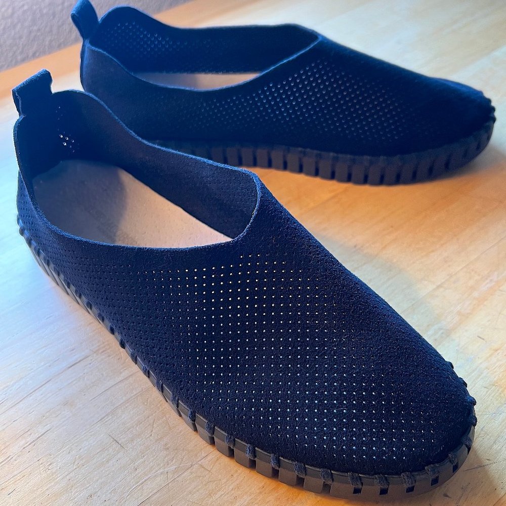 Ilse Jacobsen Shoes Tulip Tonal 3272 Black (w black sole) Size 39 8.5